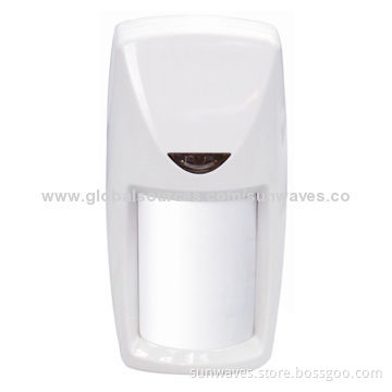 Outdoor Dual-Tech Detector with MCU Process, Pet Below 20kg Immunity and Waterproof Function